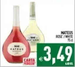 Supermercati Agorà Mateus Rose / White offerta