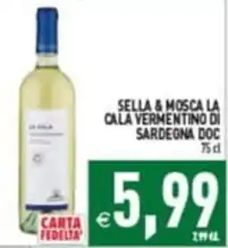 Supermercati Agorà Sella & Mosca La Cala Vermentino di Sardegna DOC offerta