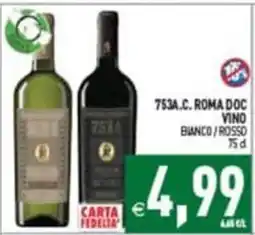 Supermercati Agorà 753a.c. roma doc vino offerta