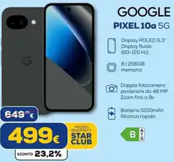 Euronics Tufano Google Pixel 10a 5G offerta