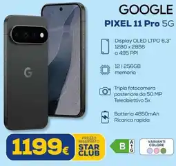 Euronics Tufano Google Pixel 11 Pro 5G offerta