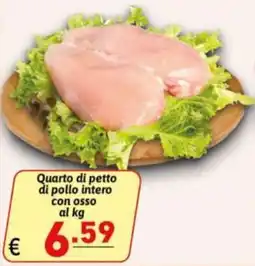 Ipercarni Quarto di petto di pollo intero con osso offerta