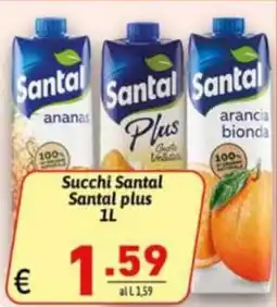 Ipercarni Succhi Santal Santal plus offerta