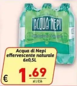 Ipercarni Acqua di Nepi effervescente naturale offerta
