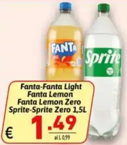 Ipercarni Fanta-Fanta Light Fanta Lemon Fanta Lemon Zero Sprite-Sprite Zero offerta