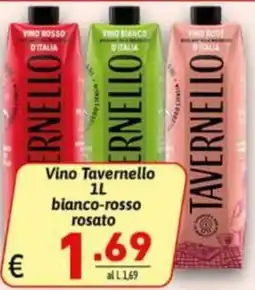 Ipercarni Vino Tavernello offerta
