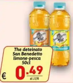 Ipercarni The deteinato San Benedetto limone-pesca offerta