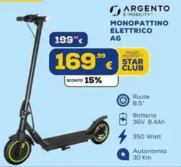 Euronics Tufano Monopattino elettrico AG offerta