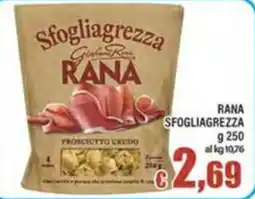 Top Supermercati Sfogliagrezza Rana offerta