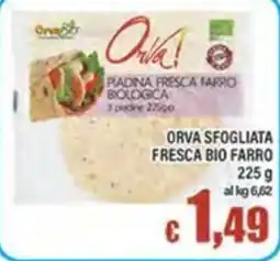 Top Supermercati Orva sfogliata fresca bio farro offerta
