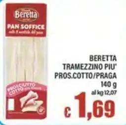 Top Supermercati Beretta tramezzino piu' pros.cotto/praga offerta