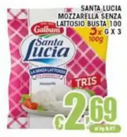 Sacoph Santa lucia mozzarella senza lattosio offerta