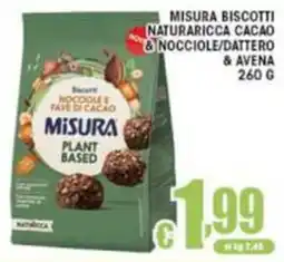 Sacoph Misura biscotti nocciole e fave di cacao plant based offerta