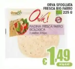Sacoph Orva! piadina fresca farro biologica offerta