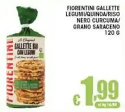 Sacoph Fiorentini Gallette Bio con Legumi offerta