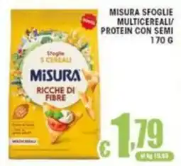Sacoph Misura sfoglie multicereali/protein con semi offerta
