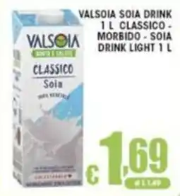 Sacoph Valsòia soia drink classico offerta
