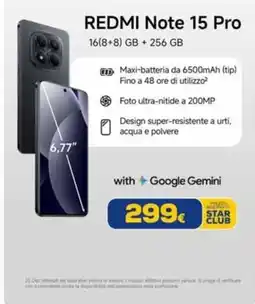 Euronics Tufano Redmi Note 15 Pro offerta