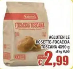 Top Supermercati Agluten le rosette-focaccia toscana offerta