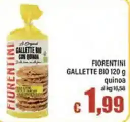 Top Supermercati Fiorentini Gallette Bio con Quinoa offerta