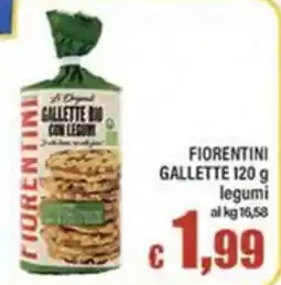 Top Supermercati Fiorentini Gallette bio con legumi offerta