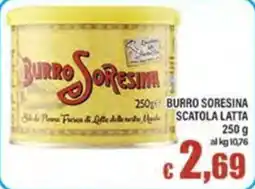 Top Supermercati Burro Soresina offerta