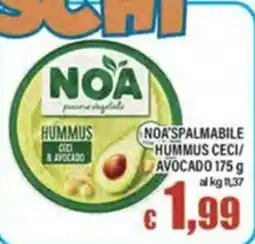 Top Supermercati NOA Hummus Ceci & Avocado offerta