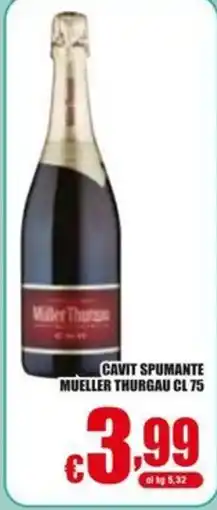 Gesad Supermercati Cavit Spumante Mueller Thurgau offerta