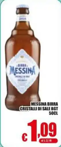 Gesad Supermercati Messina birra cristalli di sale bgt offerta