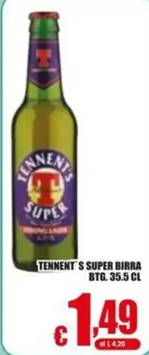 Gesad Supermercati Tennent's Super Birra offerta