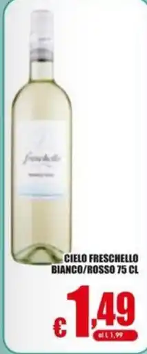 Gesad Supermercati Cielo Freschello Bianco/Rosso offerta
