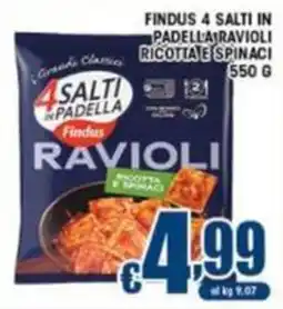 Sacoph Findus 4 Salti in Padella Ravioli offerta