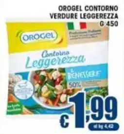 Sacoph Orogel contorno verdure leggerezza offerta