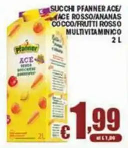 Sacoph Succhi Pfanner Ace offerta
