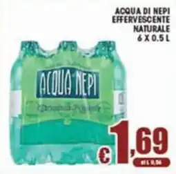 Sacoph Acqua Nepi effervescente naturale offerta