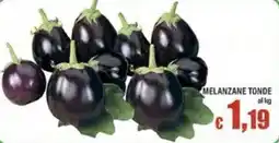 Top Supermercati Melanzane tonde offerta