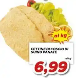 MA Supermercati Fettine di coscio di suino panate offerta