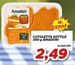 MA Supermercati Cotoletta sottile Amadori offerta