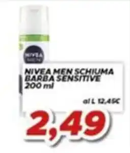 MA Supermercati Nivea men schiuma barba sensitive offerta