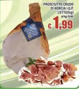 Top Supermercati Prosciutto crudo di Norcia I.G.P. Viame offerta