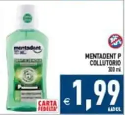 Supermercati Agorà Mentadent P collutorio offerta