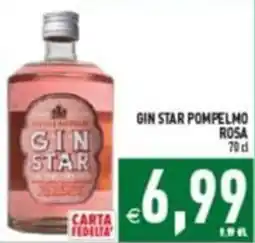 Supermercati Agorà Gin Star pompelmo rosa offerta