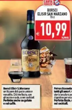 Supermercati Agorà Borsci Elisir S. Marzano offerta