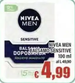 Top Supermercati Nivea Men balsamo sensitive offerta
