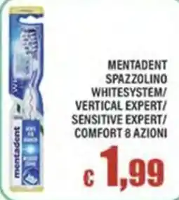 Top Supermercati Mentadent spazzolino offerta