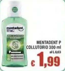 Top Supermercati Mentadent P Collutorio offerta