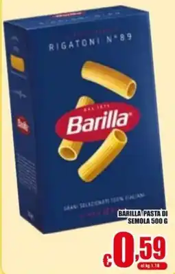 Gesad Supermercati Barilla rigatoni n°89 offerta