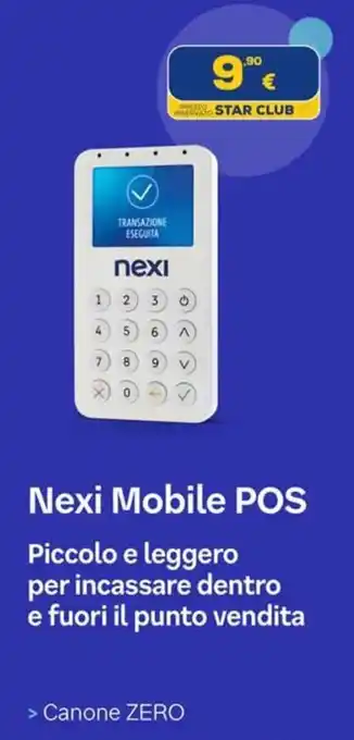 Euronics Tufano Nexi Mobile POS offerta