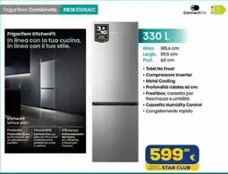 Euronics Tufano Frigorifero Combinato RB3K330SAIC offerta