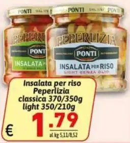 Ipercarni Insalata per riso Peperlizia classica offerta